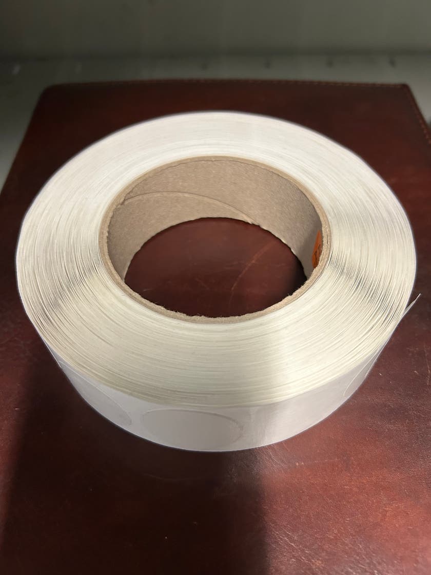 SEGILL ETIKETT 30MM TRANSP MATERIAL 7876EC 2000 ST/RLE