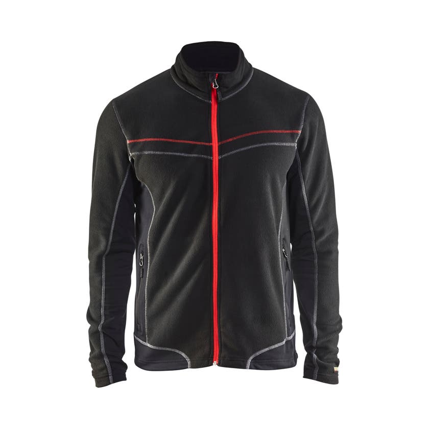 FLEECEJACKA 49971010 SVART XXL