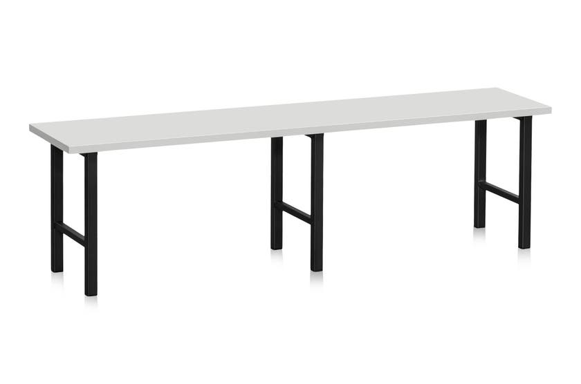 Sittbänk 1500mm ljusgrå laminat