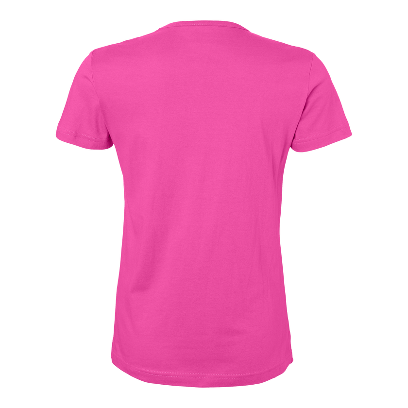 T-SHIRT VENICE GOTS CERISE XS