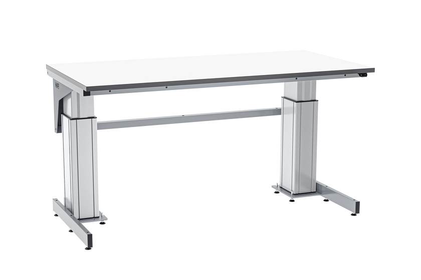 Arbetsbord W600 1600x800mm grå laminat