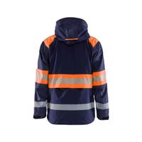 SKALJACKA VARSEL MARINBLÅ/VARS ELORANGE XXXL