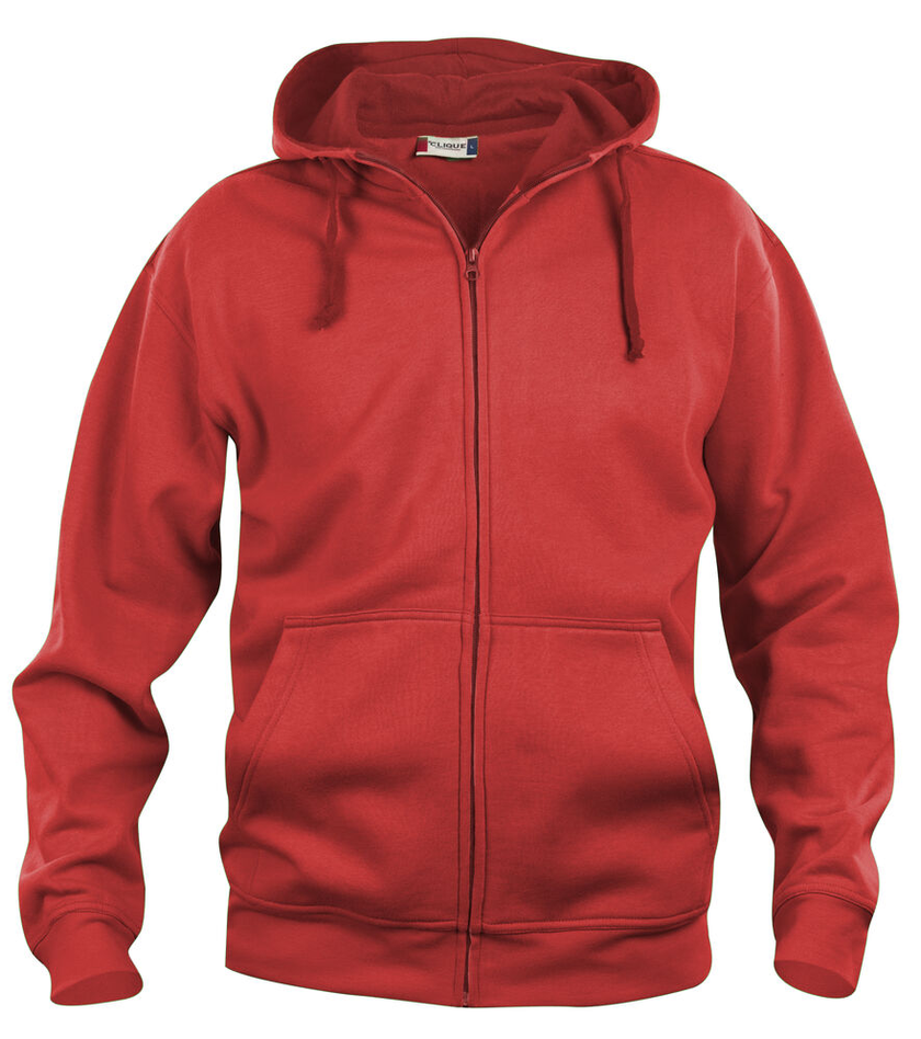 BASIC HOODY FZ HERR RÖD S