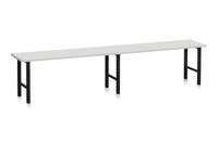 Sittbänk 2000mm ljusgrå laminat
