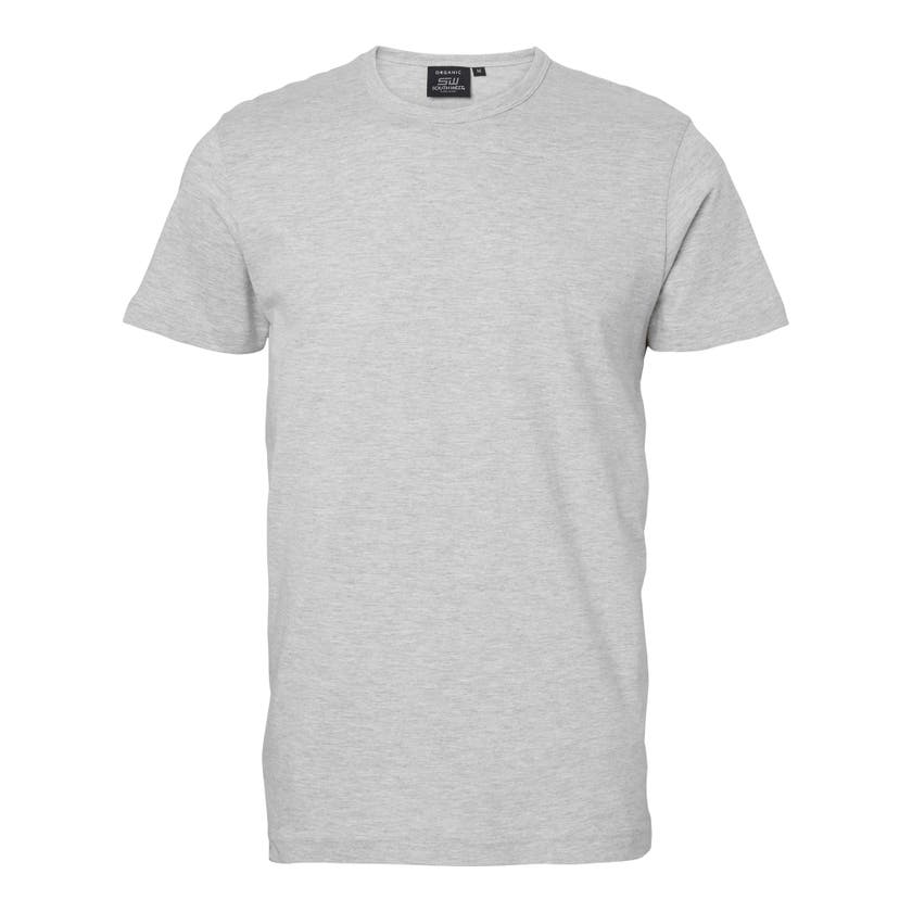 T-SHIRT DELRAY GOTS GRÅMELERAD M