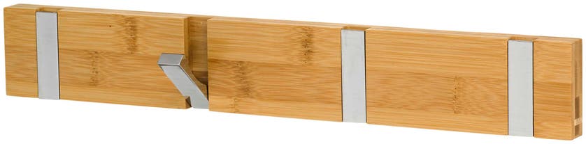 Kroklist hugin 4-KROK trä bambu/krom struktur 1 st