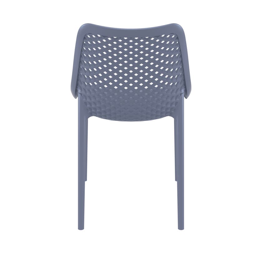 Air stapelbar stol, mörkgrå
