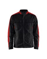 JACKA 44441832 SVART/RÖD 4XL