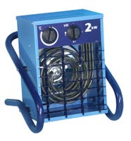 Värmefläkt 1 fas 0-1-2 kw 230V vf 21A