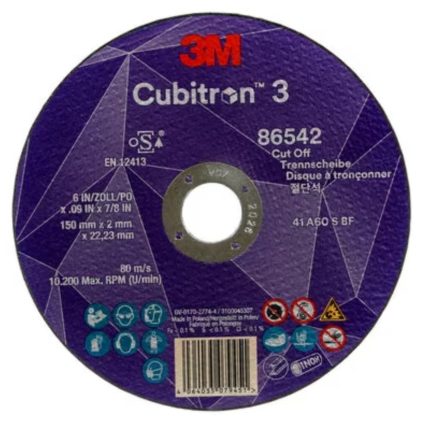 CUBITRON 3 CUT-OFF WHEEL, 8654 2