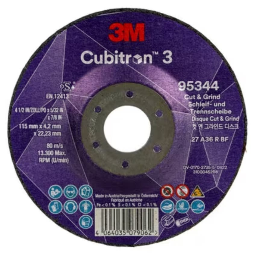 CUBITRON 3 CUT AND GRIND WHEEL, 95344