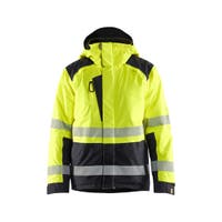 VINTERJACKA 44551987 VARSELGUL/SVART XXXL