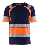 T-SHIRT 34211030 MARIN/ORANGE XS
