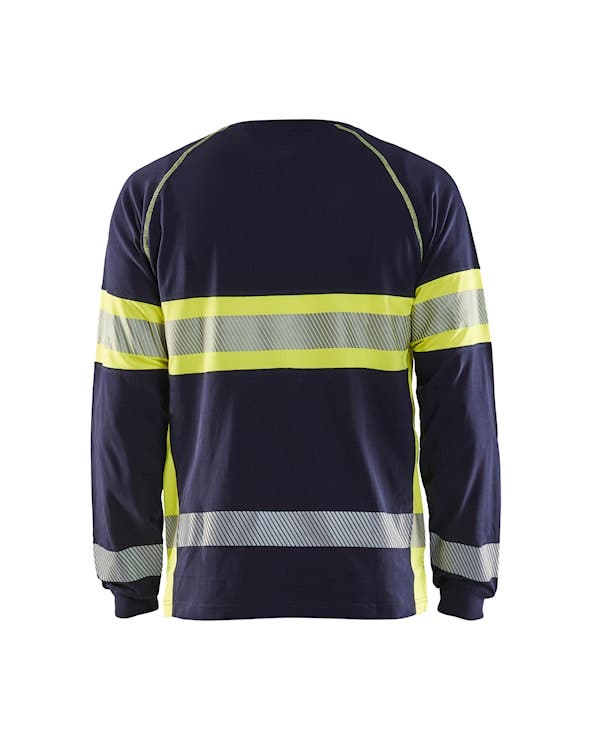 T-SHIRT 35101030 MARIN/GUL XXL