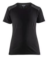 T-SHIRT 34791042 SVART/GRÅ M