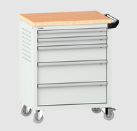 Verktygsvagn lista 36X27 6 låd drawers m