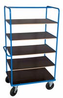 Plattformsvagn, 700x1000 1800mm blålackerad