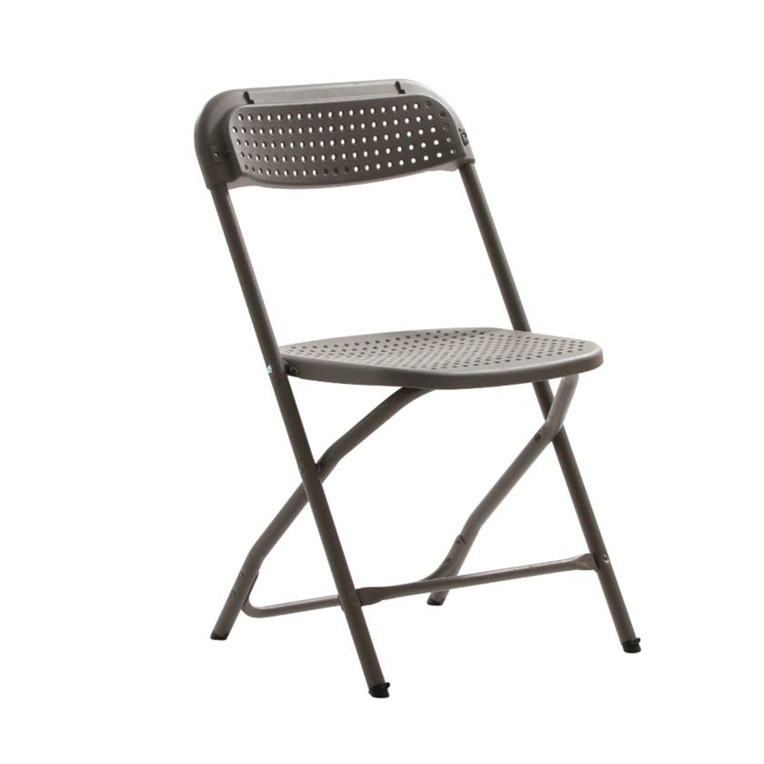 Big alex, fällbar stol, brun sits brunt stativ