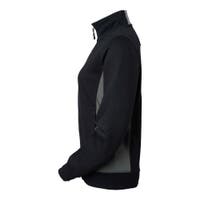 LUCY ZIP COLLAR SVART/GRÅ M