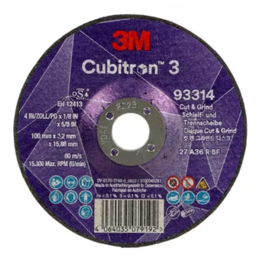 CUBITRON 3 CUT AND GRIND WHEEL, 93314