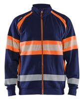 VARSELTRÖJA MARINBLÅ/VARSELORANGE M