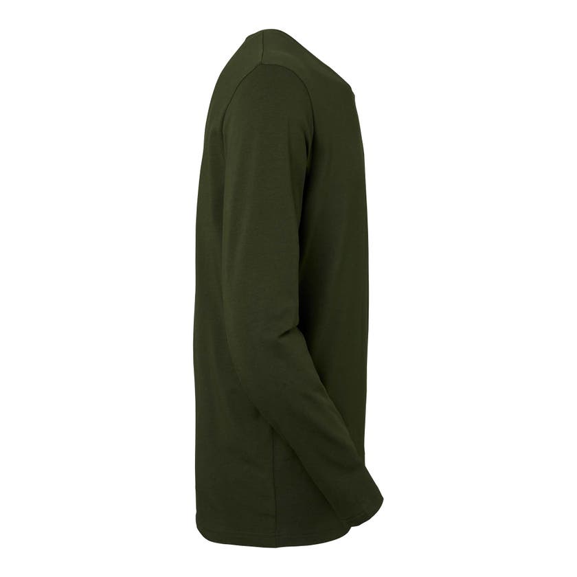 LEO MS RN LS GOTS MÖRKOLIV XXXL