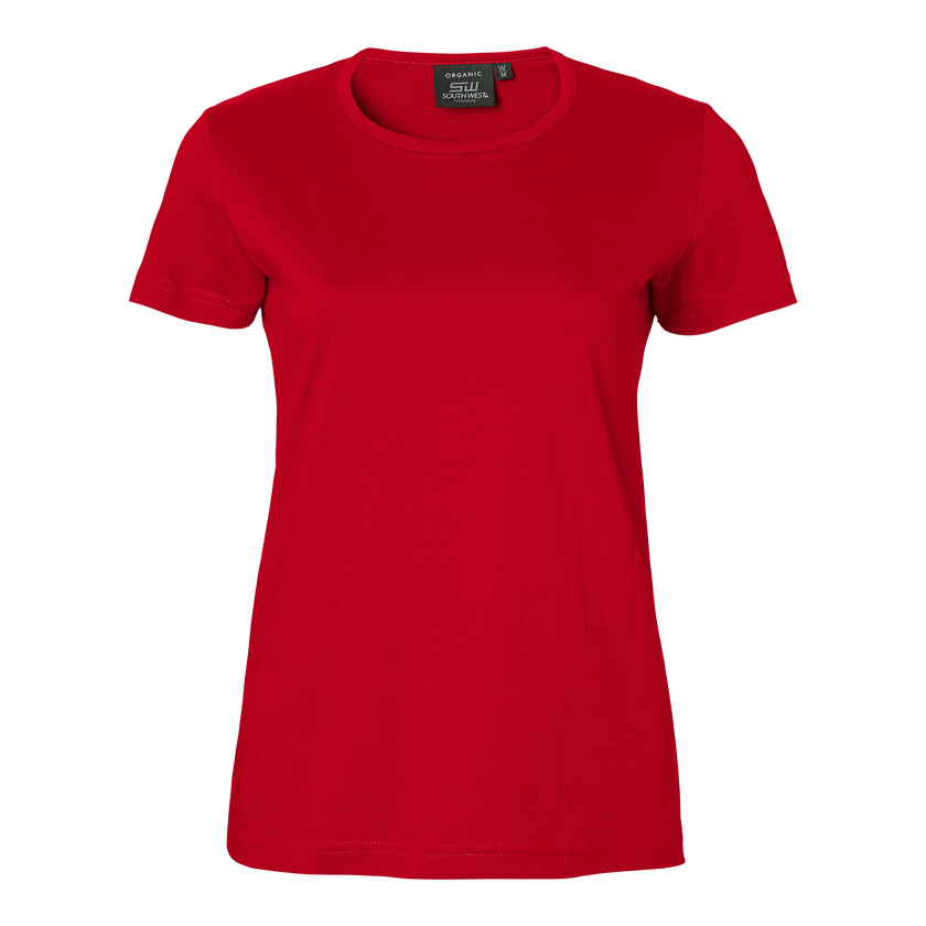T-SHIRT VENICE GOTS RÖD XS