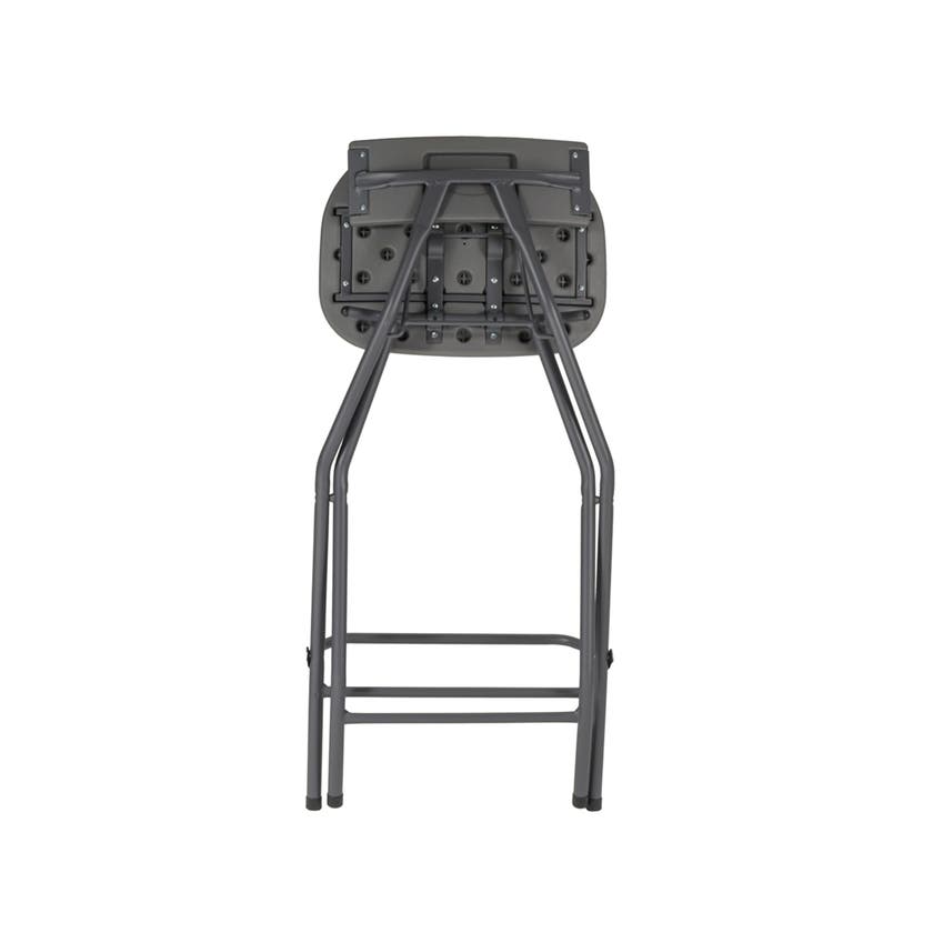 Alvar stool, zown new classic, fällbar stol, mörkgrå sits, m
