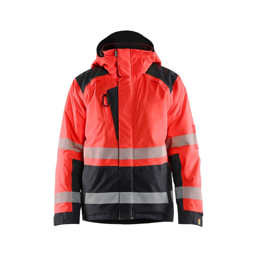 VINTERJACKA 44551987 VARSELRÖD/SVART 5XL