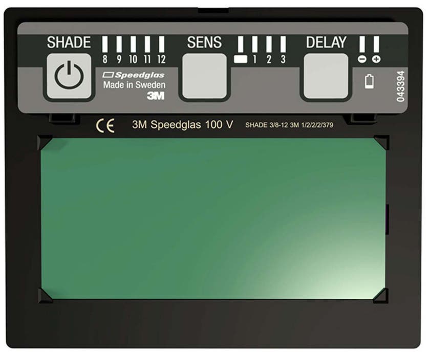 Svetsglas Speedglas 100V täthetsgrad 8-12