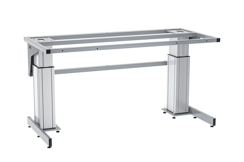 Bordsstativ W600 1600x800mm exklusive bordsskiva