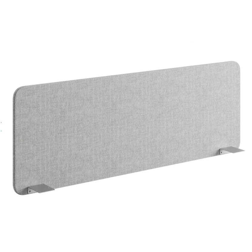 Silencio bordsskärm, basic, 140x51,5x2,2 cm, grå