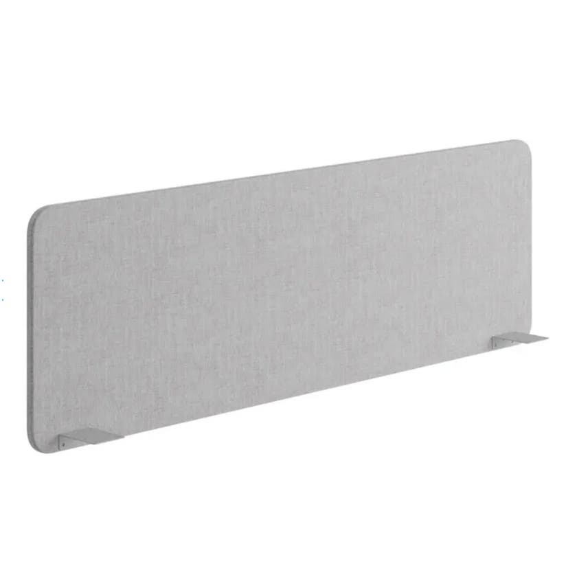 Silencio bordsskärm, basic, 160x51,5x2,2 cm, grå