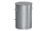 Avfallsbehållare 160 l galvani zed