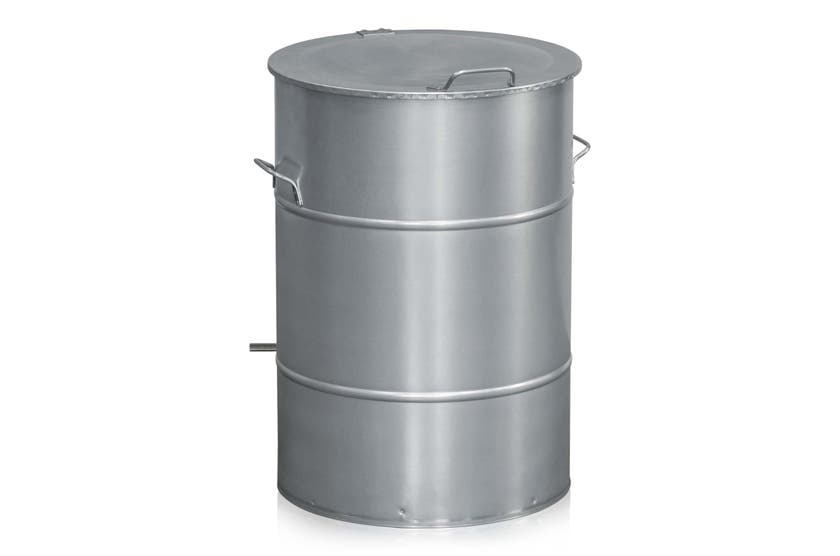 Avfallsbehållare 160 l galvani zed