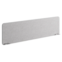 Silencio bordsskärm, basic, 180x51,5x2,2 cm, grå