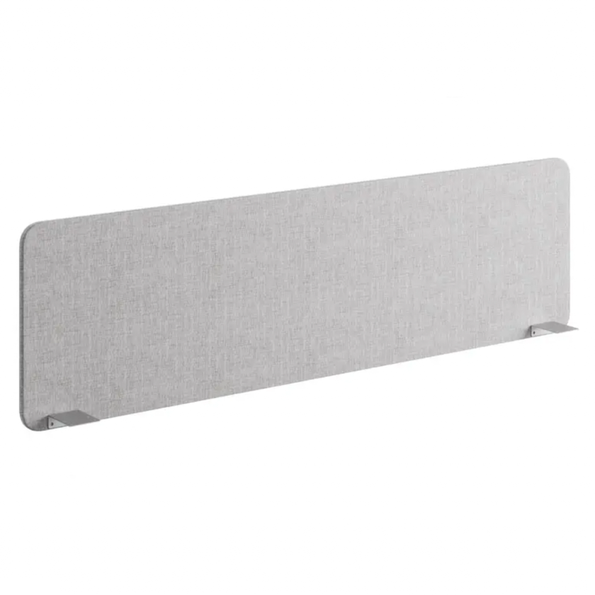 Silencio bordsskärm, basic, 180x51,5x2,2 cm, grå