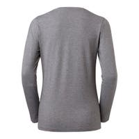 T-SHIRT LILY DAM RN LS M GRÅ STORLEK S