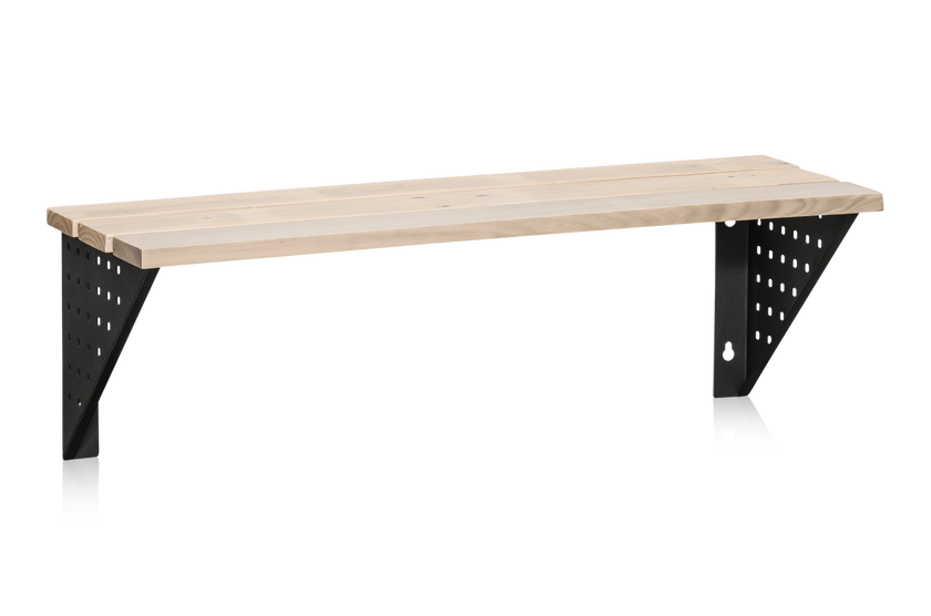 Sittbänk vägghängd 1000mm furu