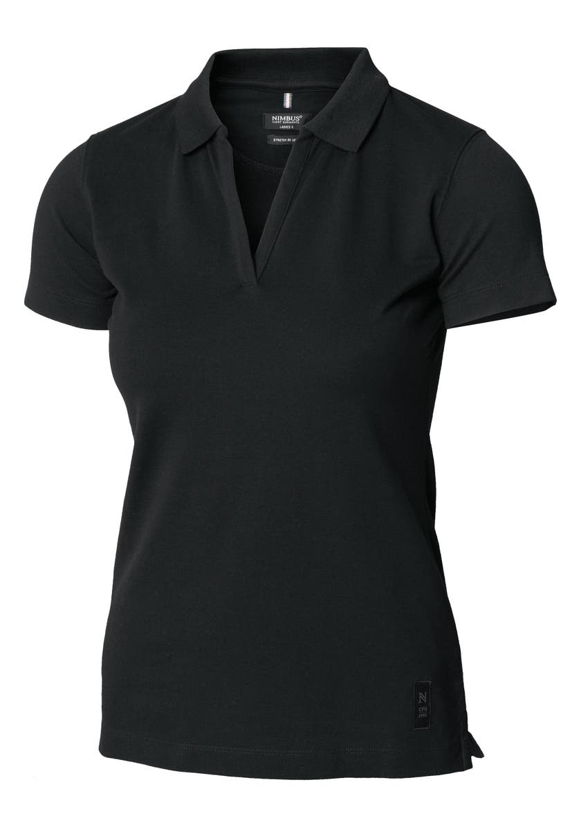 PIKÉ HARVARD SVART 3XL-DAM