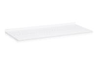 Plåthyllplan perforerad 900x400mm vit