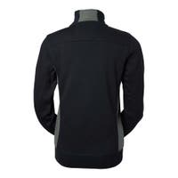 LUCY ZIP COLLAR SVART/GRÅ M