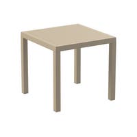 Ares bord 80x80, taupe (beige/ grå)