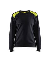 SWEATSHIRT 34081158 SVART/GUL M