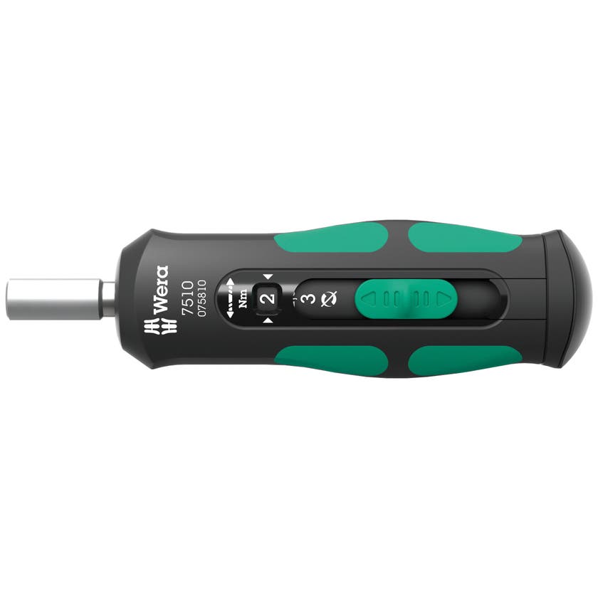 7510 Kraftform Safe-Torque Spe ed momentskruvmejsel, 1-3 Nm,