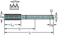 GÄNGTAPP TC420-M8X1-L2-WW60AD Thread Formers, HSS-E, Supreme