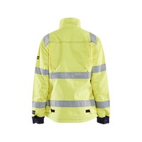 Jacka Multinorm Dam Varselgul/ Marinblå S