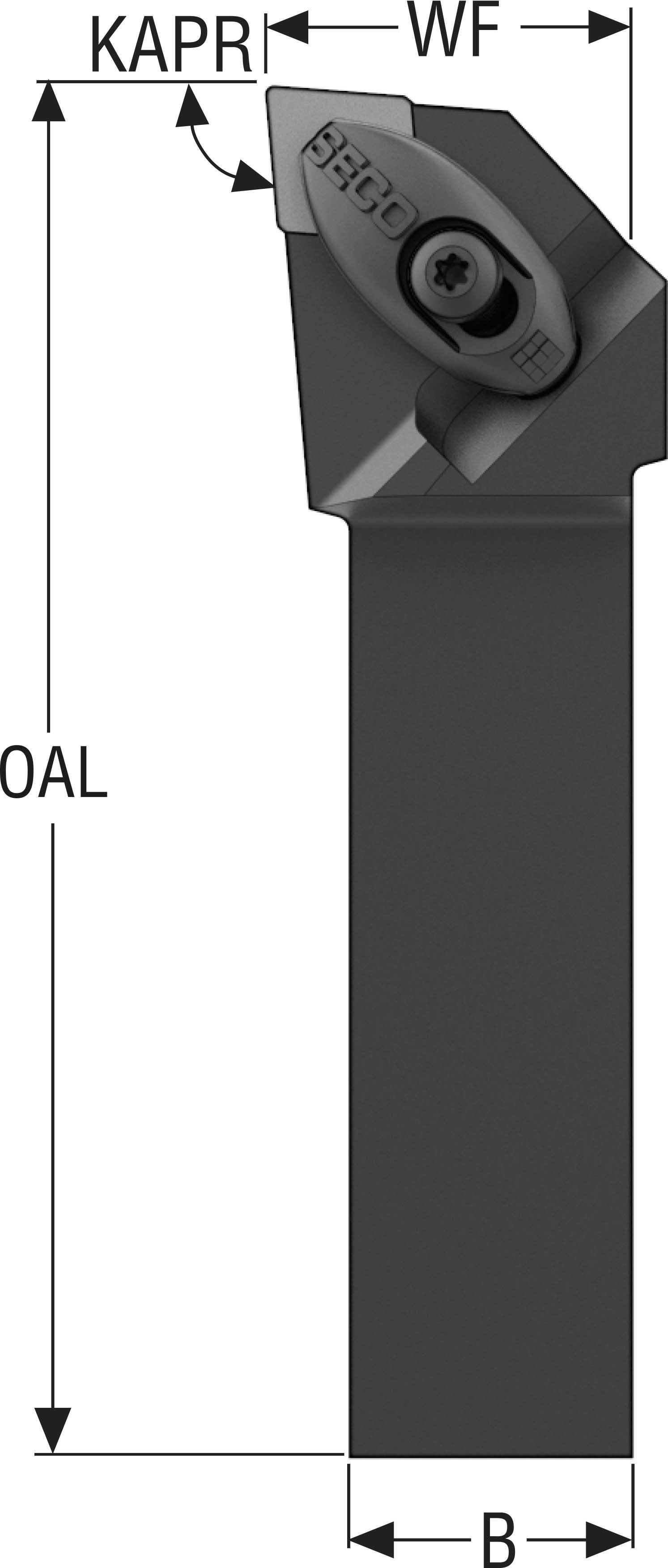 HÅLLARE DCLNL2525X12JETI