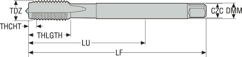 GÄNGTAPP MTS-M16X2.00ISO6HX-XC -K102
