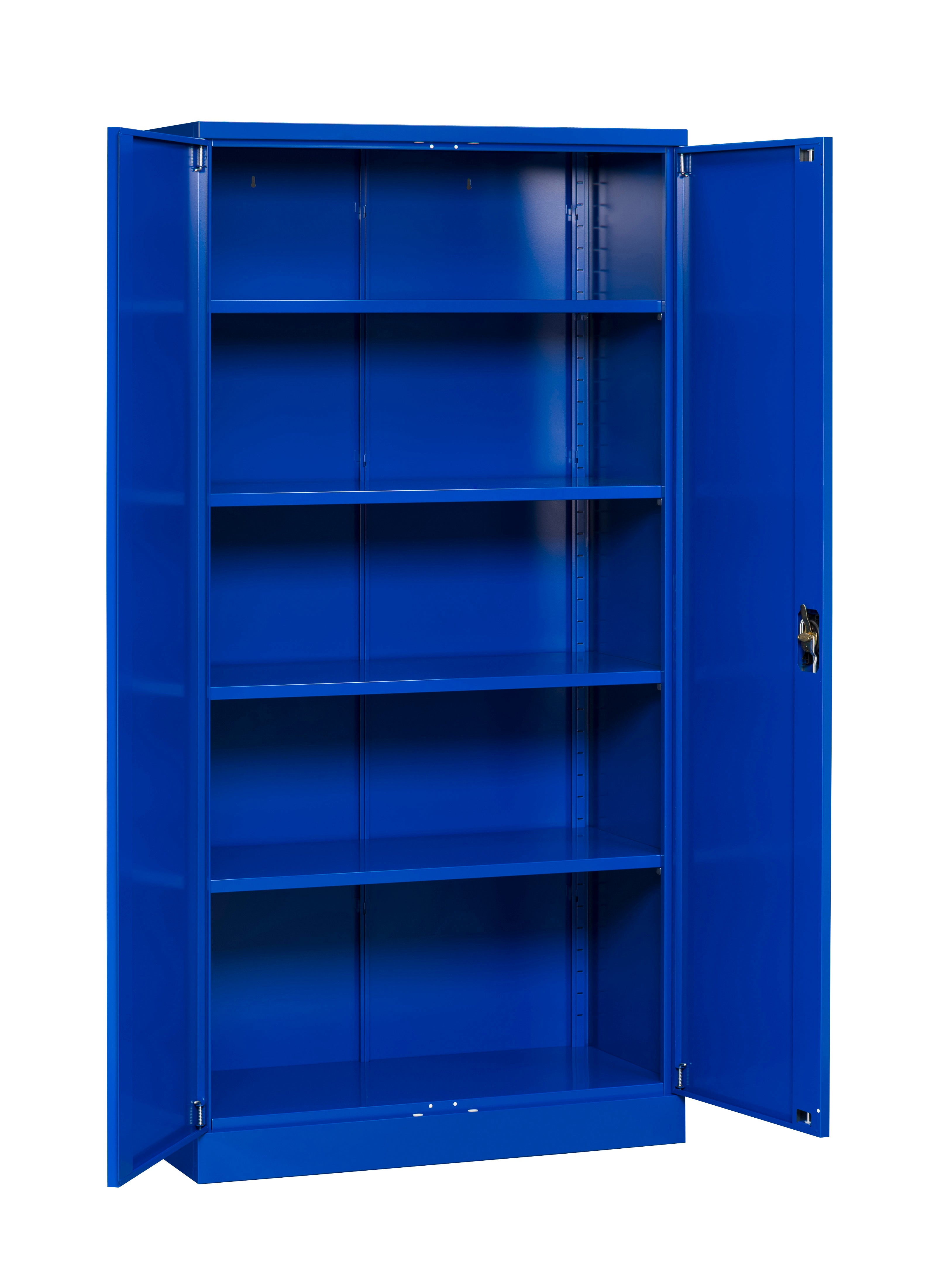 Verkstadsskåp 1950x1000x420 mm inkl. 4 Hyllplan - Blå